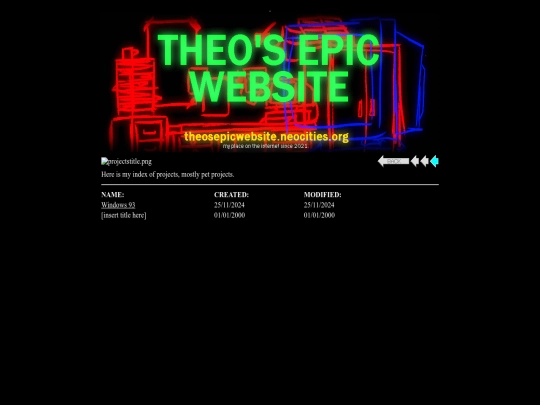 projects screenshot