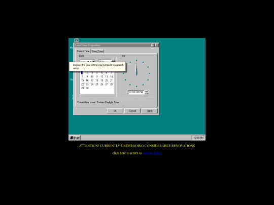 win95hyperlink/95time-what-year screenshot