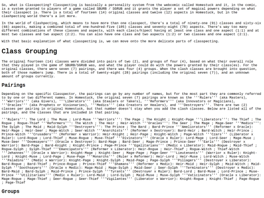 Classpecting_for_Dummies screenshot