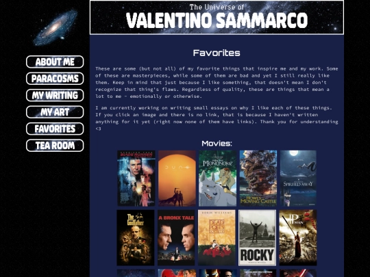 Favorites screenshot