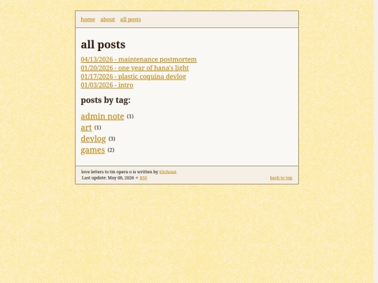 blog/info/all_posts screenshot