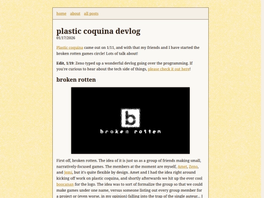 blog/posts/plastic-coquina-devlog screenshot
