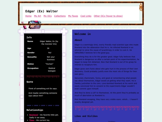 OCs/Ex screenshot