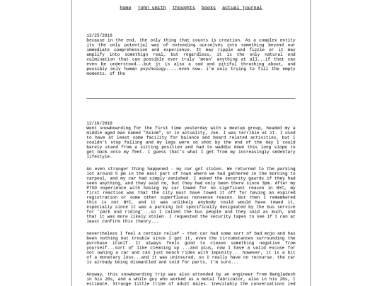 journal screenshot