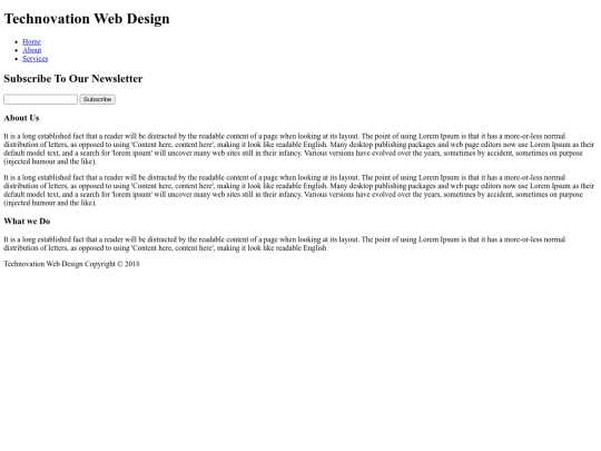 Technovation/about screenshot