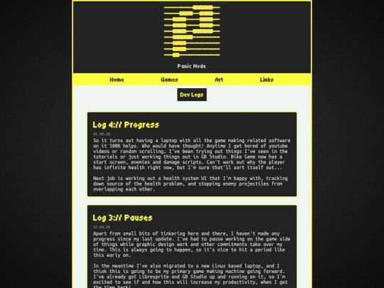 pages/logs screenshot