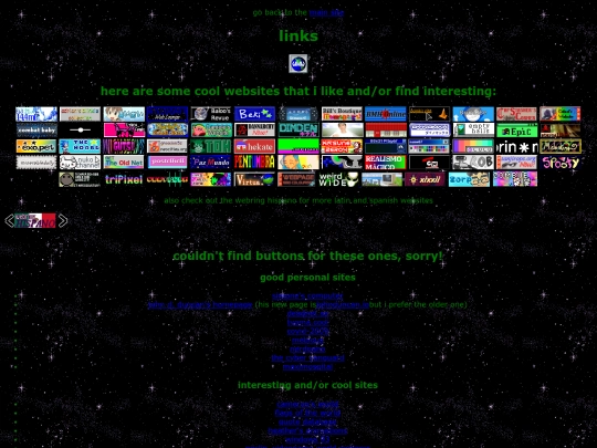 links screenshot