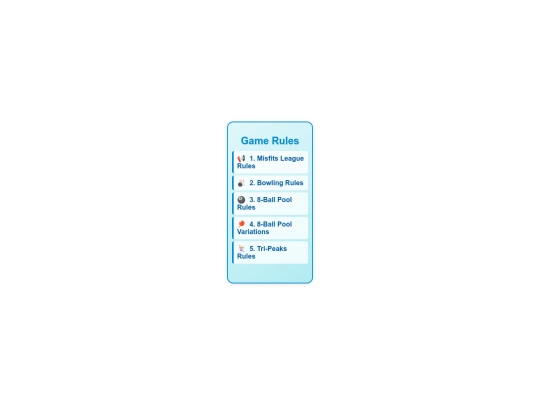 Rules screenshot