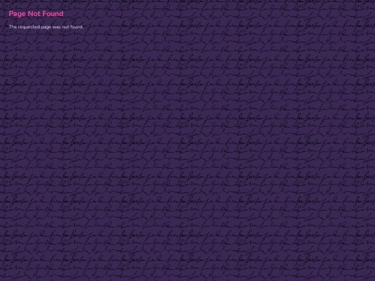 not_found screenshot
