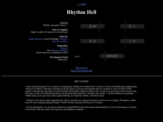 rhythm-hell screenshot