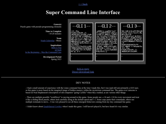 super-command-line-interface screenshot