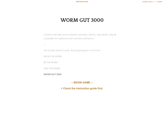 worm-gut screenshot