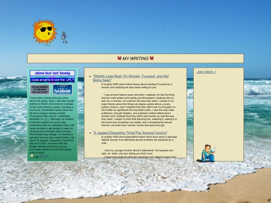 writing screenshot