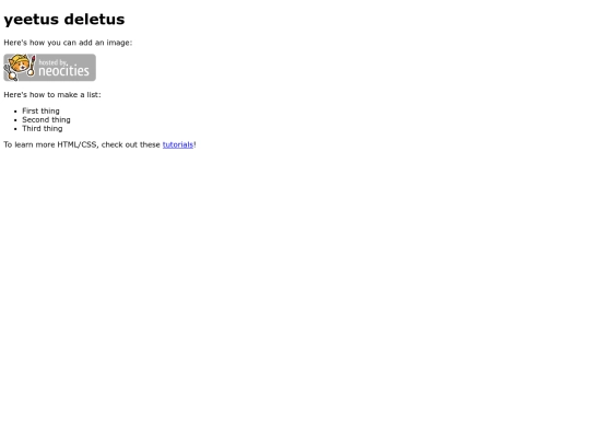 index screenshot