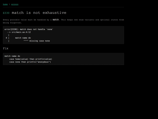 axon/errors/E330 screenshot