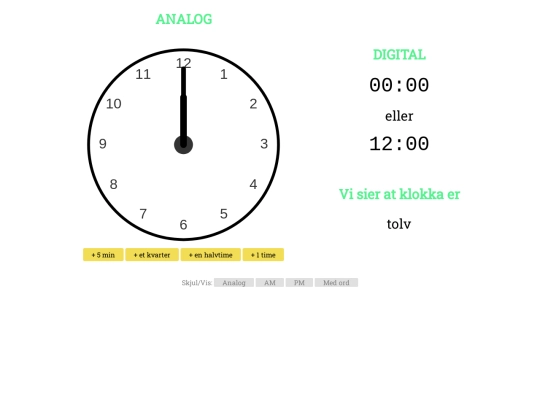 prosjekter/klokkehjelper/klokka screenshot