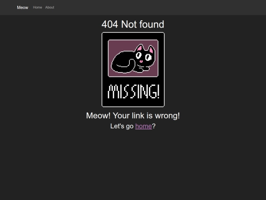not_found screenshot