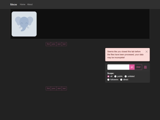 posts screenshot