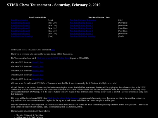 STISDTourn2/homepage screenshot