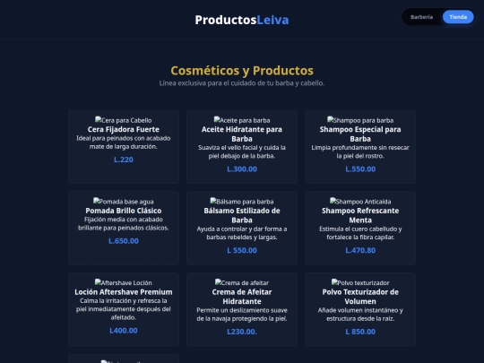 tienda screenshot
