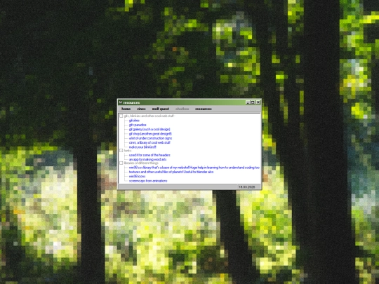 resources screenshot