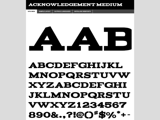 webfontkit-20241126-213125/acknowledgement-demo screenshot