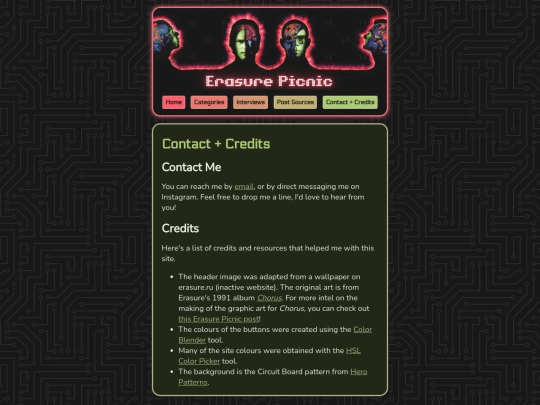 contact screenshot