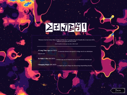 art/zines screenshot