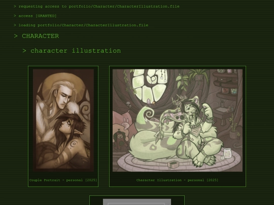 portfolio/CharacterIllustration screenshot