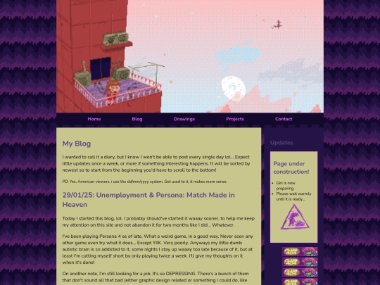 blog screenshot