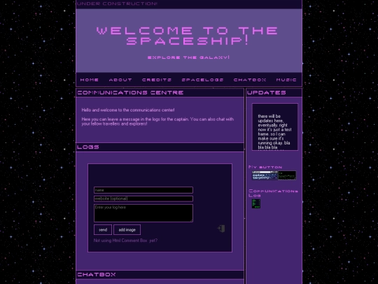 spacelogs screenshot