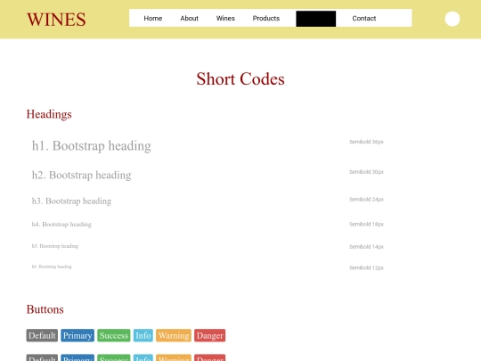 web/shortcodes screenshot