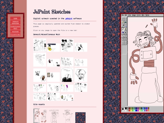 jspaint-sketches screenshot