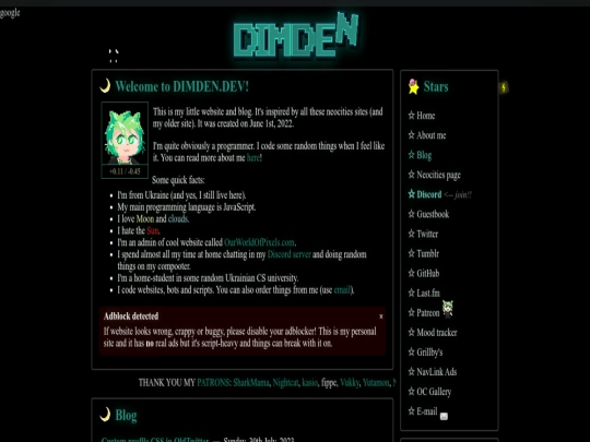 index screenshot