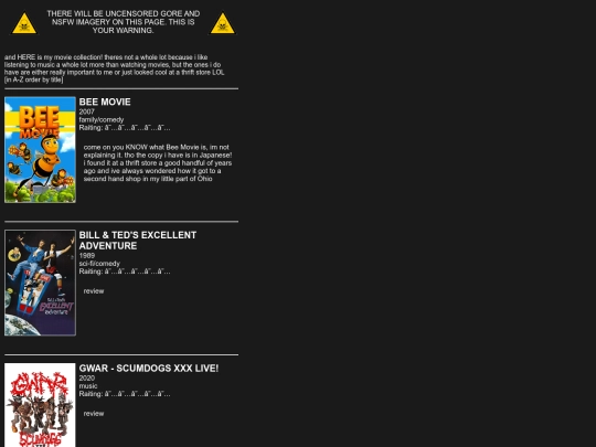 logs/dvd screenshot
