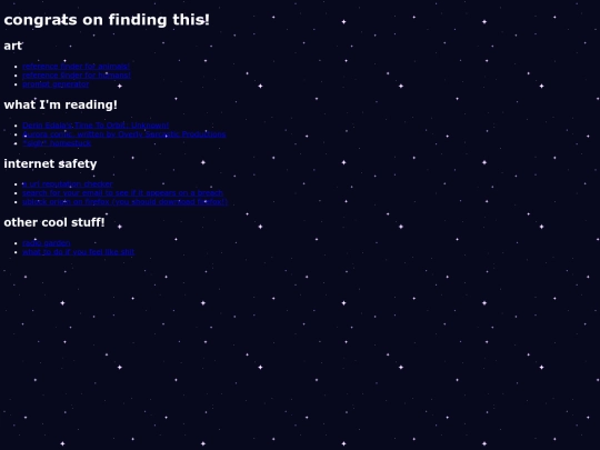 links screenshot