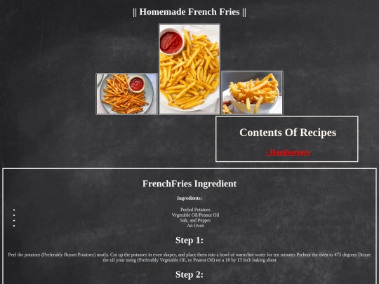 FrenchFries screenshot