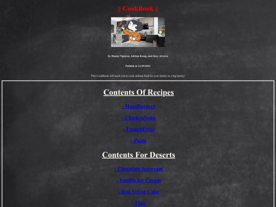 index screenshot