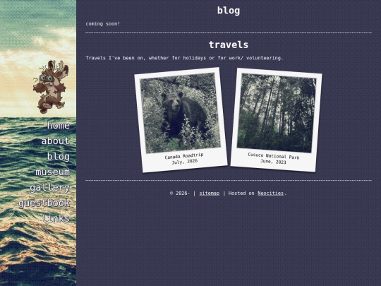 blog screenshot