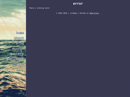 error screenshot