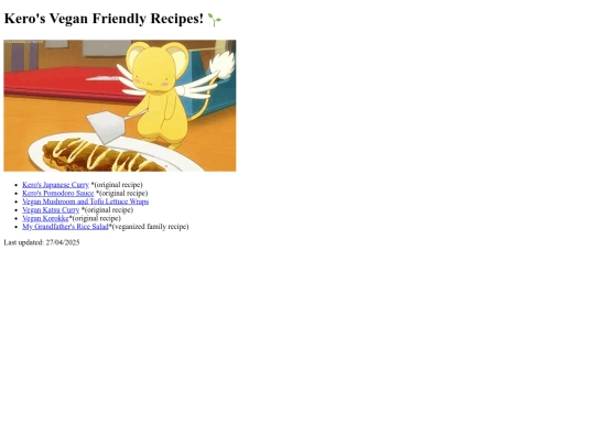 Recipes/recipes-index screenshot