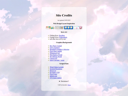 credits screenshot