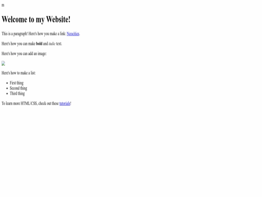 index screenshot
