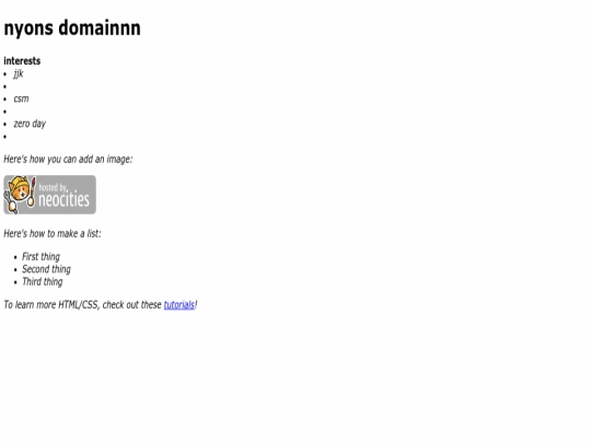 index screenshot