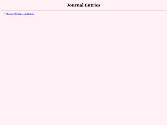 journal/journal_index screenshot