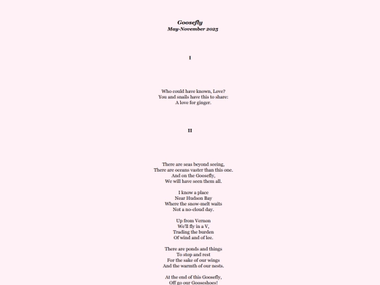 poetry/Goosefly screenshot