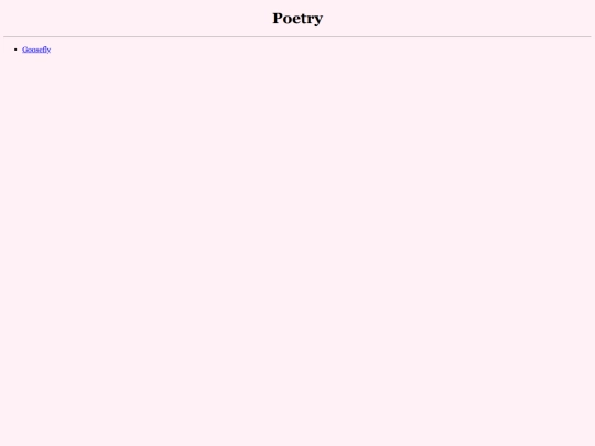 poetry/poetry_index screenshot