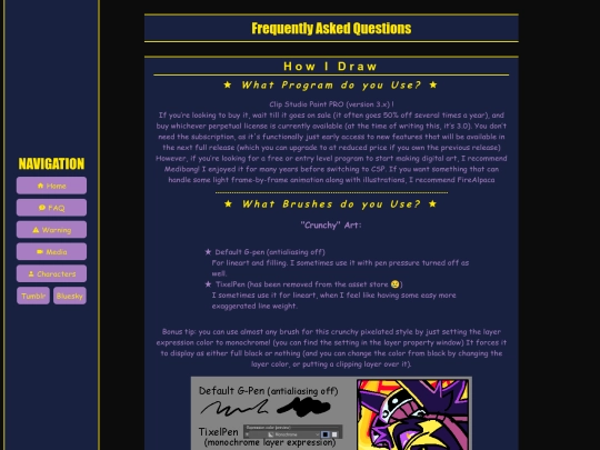 info/info_faq screenshot