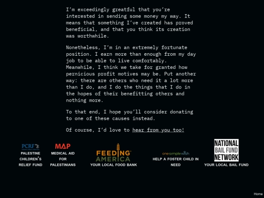funding screenshot