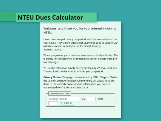 works/nteu/duescalc/dues calculator screenshot